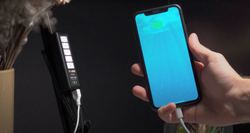 Настольная светодиодная сенсорная LED лампа c функцией работы от повербанка и регулировкой света X-LED-30 SB черная