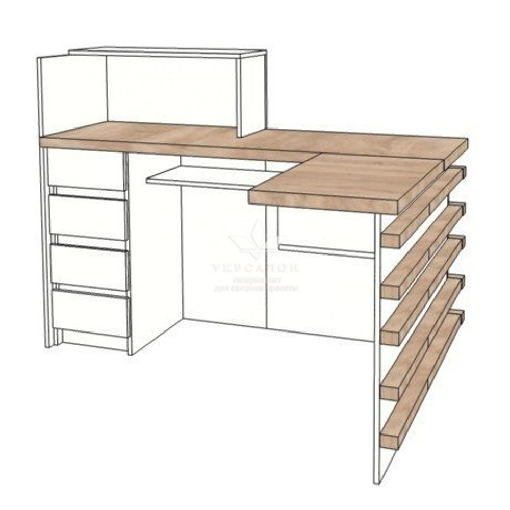 Стойка администратора угловая Style