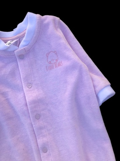 Чоловічок "I love Bears", велюр ТМ "Idexe" (50-56 см)