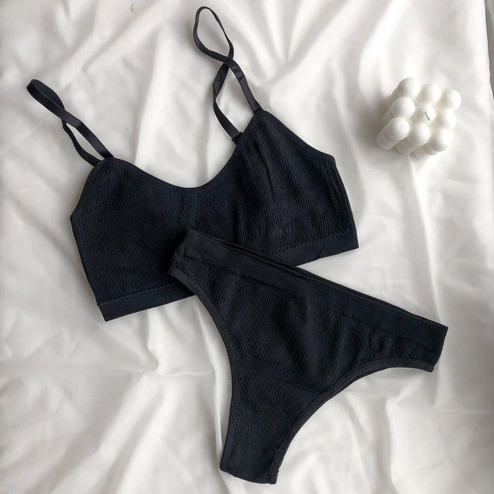 Комплект білизни в рубчик