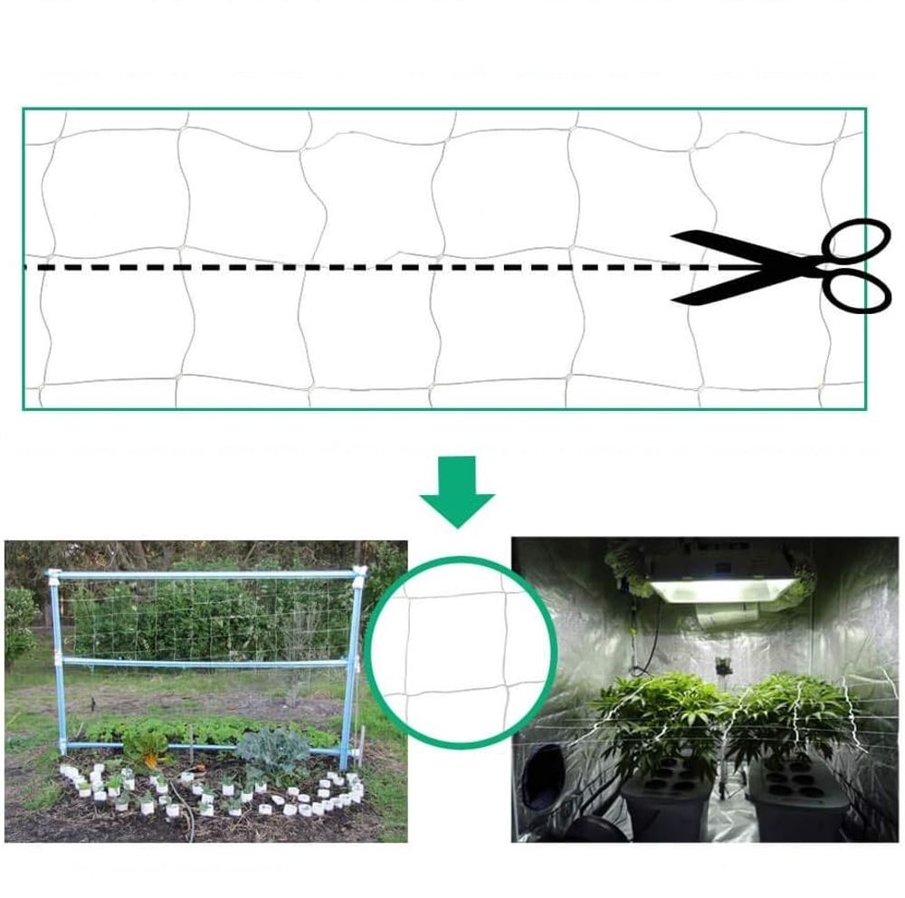 Огуречная, шпалерная сетка белая 1.7х500 м ТМ"Shadow" (Чехия)