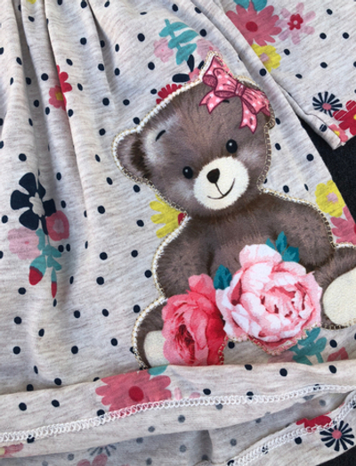 Сукня "Мішутка", бавовна ТМ "Baby pink" (86 см)