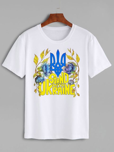 Футболка жіноча біла Ukraine Love&Live
