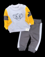 Костюм 2в1: світшот, штани "Сімба", трьохнитка з начосом ТМ "Murat Baby"
