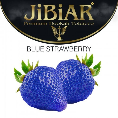 Тютюн Jibiar Blue Strawberry (Джибіар Блакитна Полуниця) 250г (Виготовлено в 2019)