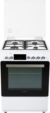 Комбінована плита VENTOLUX GE 6060 CS 6TC (WH)