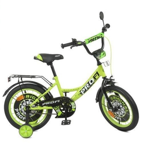 Детский велосипед Profi Original Boy 16 дюймов с багажником Y1642-1, Y1643-1, Собран на 75%