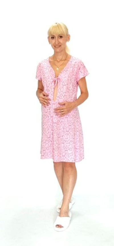 Сорочка для вагітних і годуючих мам "Котики", бавовна "Trico"