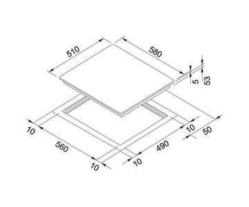 Варильна поверхня електрична Franke FH 604 4I T PWL