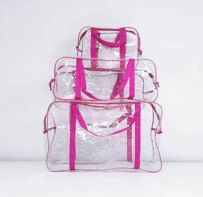 Набір сумок в пологовий (3 шт) рожевий