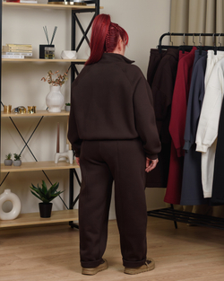 Брюки банани жіночі коричневого кольору (арт. 2852500402)