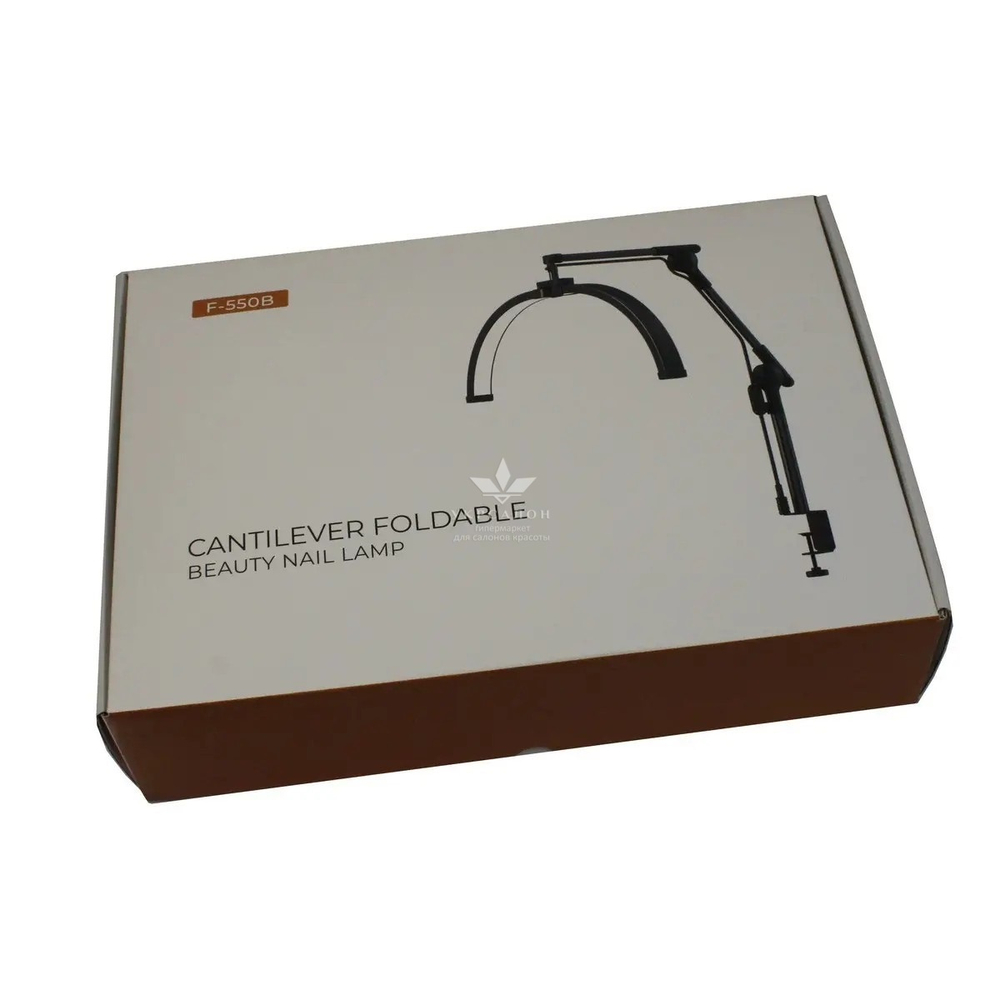 Бестеневая настольная LED-лампа F-550B, 32 Вт, черная