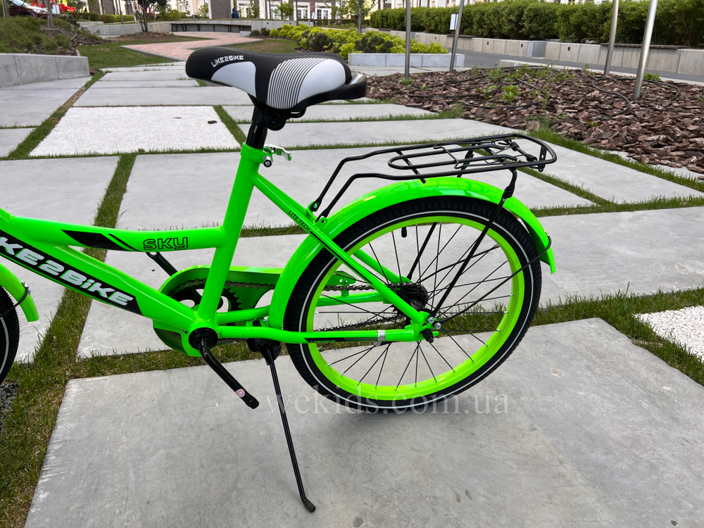 Детский велосипед Like2bike Sky 20 дюймов с багажником