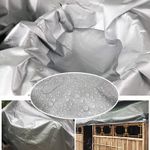 Тент полипропиленовый 2х3 от дождя и снега, затеняющий 100г./м2 (серый)