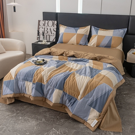 Комплект постельного белья Сатин с Одеялом 100% хлопок OB145