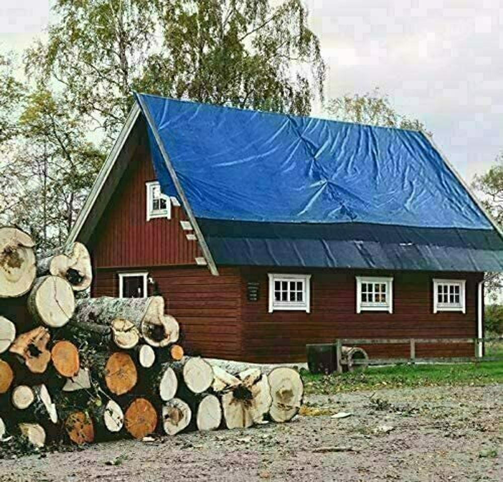 Тент 4х8 от дождя и снега, затеняющий 60г./м2. Ламинированный с кольцами.