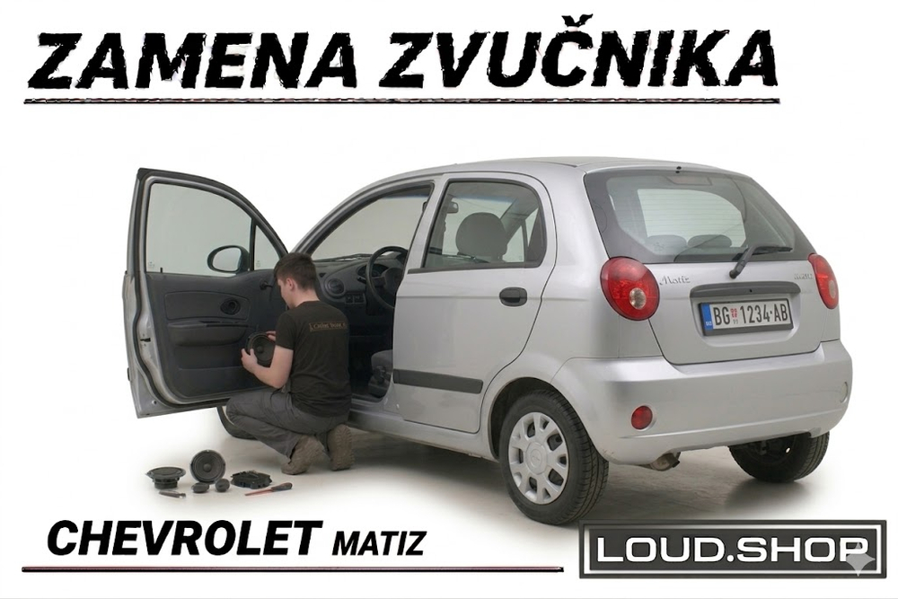 Komplet Zvučnika za Chevrolet Matis 2005-2007