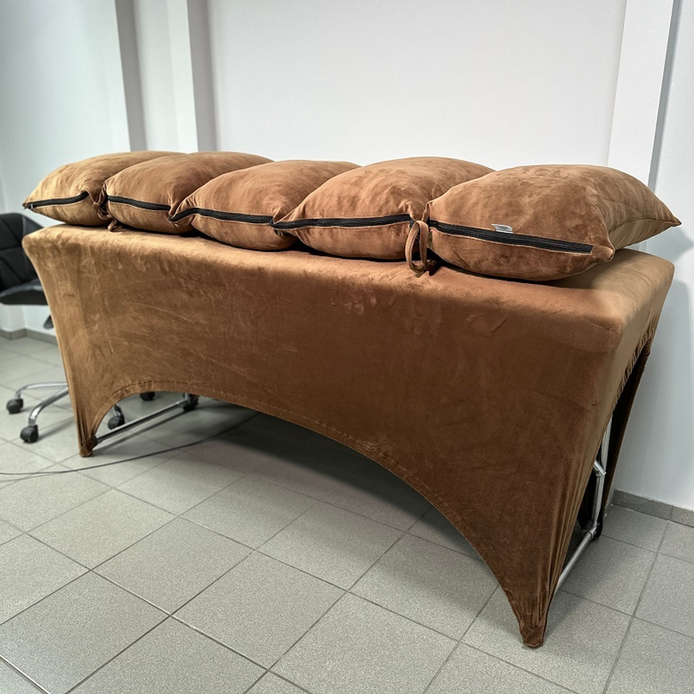 Захисний чохол на кушетку до ніжок плюш-велюр