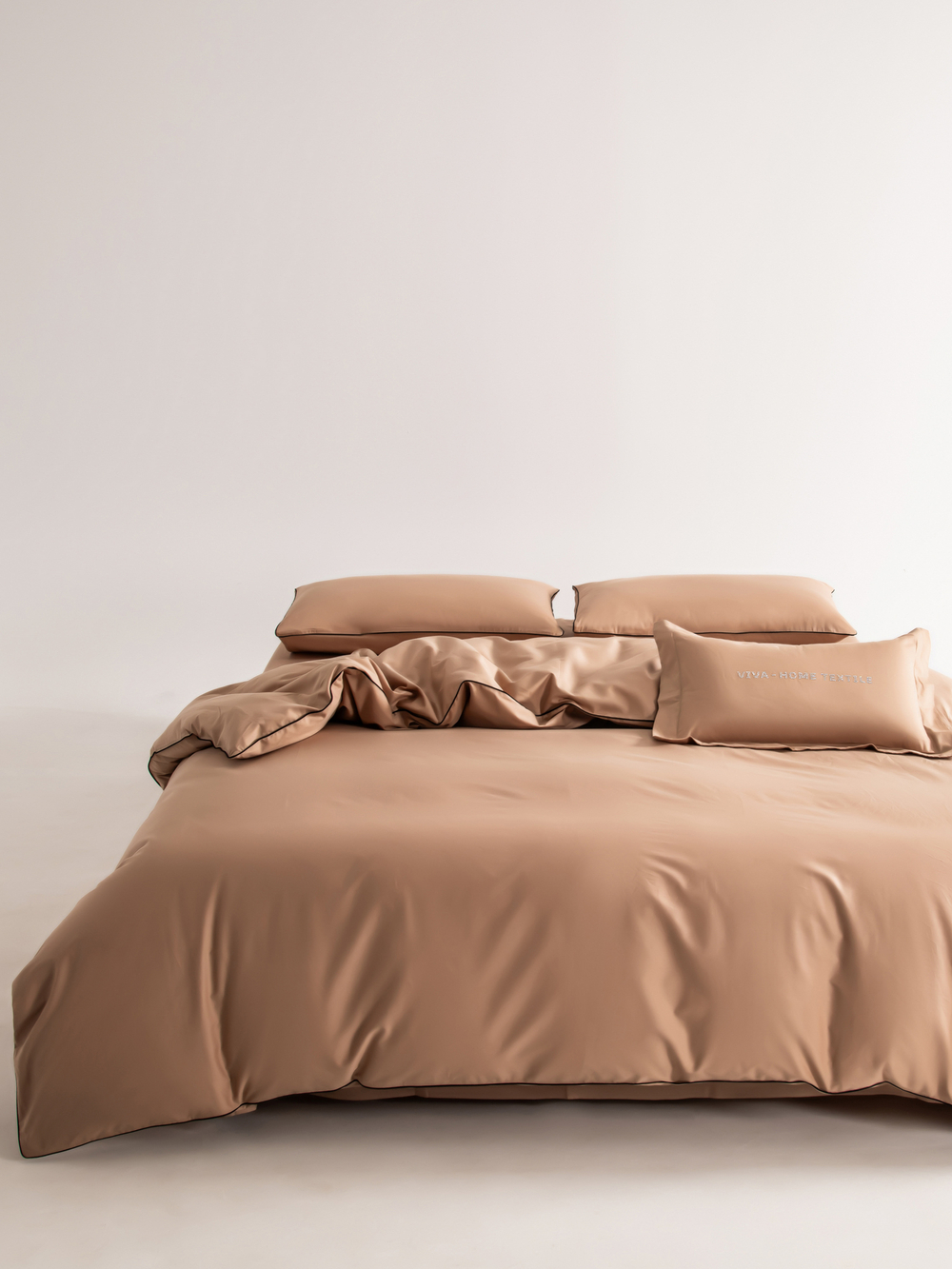 Комплект постельного белья Однотонный Сатин Элитный OCE015