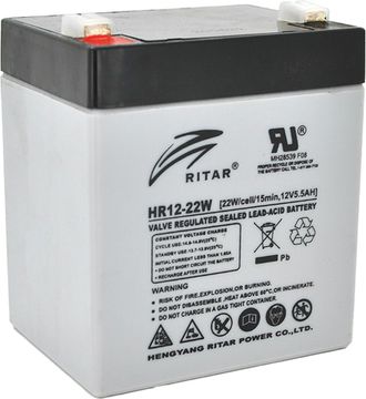 Акумуляторна батарея AGM RITAR 12V 5.5Ah (HR1222W)