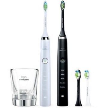 Зубна щітка PHILIPS HX9334/41 Sonicare DiamondClean White Black