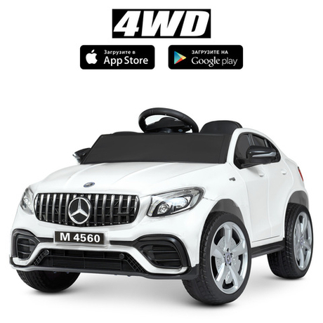 Дитячий електромобіль Mercedes (Мерседес) 4WD 180W Bambi M 4560EBLR
