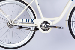 Велосипед городской 26 дюймов Dorozhnik Lux Velosteel 2025 с корзиной и багажником, рама 17"