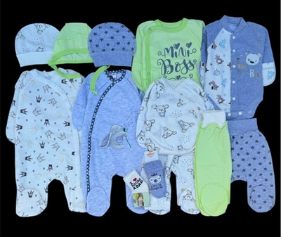 Гарний набір одягу для новонародженого малюка, якісний одяг для немовлят, осінь-зима-весна, зріст 56 см, бавовна