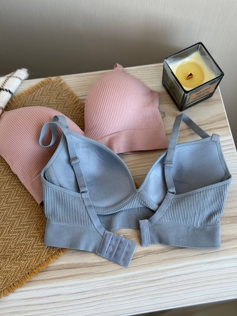 Топ-бюст в рубчик