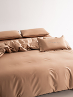 Комплект постельного белья Однотонный Сатин Элитный OCE015