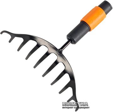 Граблі для збирання клумб та чагарникових зон Fiskars QuikFit (1000651/135501)