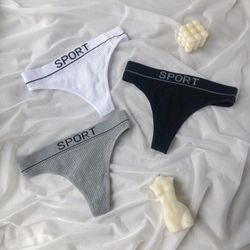 Трусики у рубчик високої посадки SPORT