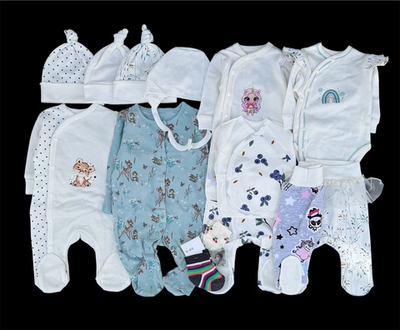 Гарний набір одягу для новонародженої дівчинки, якісний одяг для немовлят, зима, демісезон (осінь, весна), зріст 56 см, бавовна