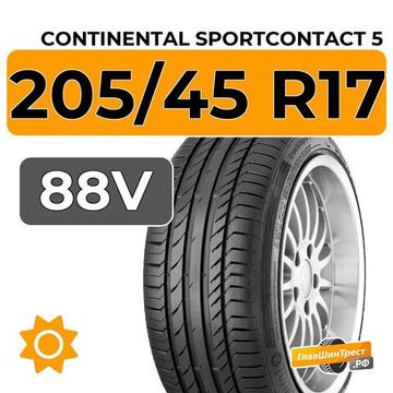 Continental SportContact 5 205/45 R17 88V XL