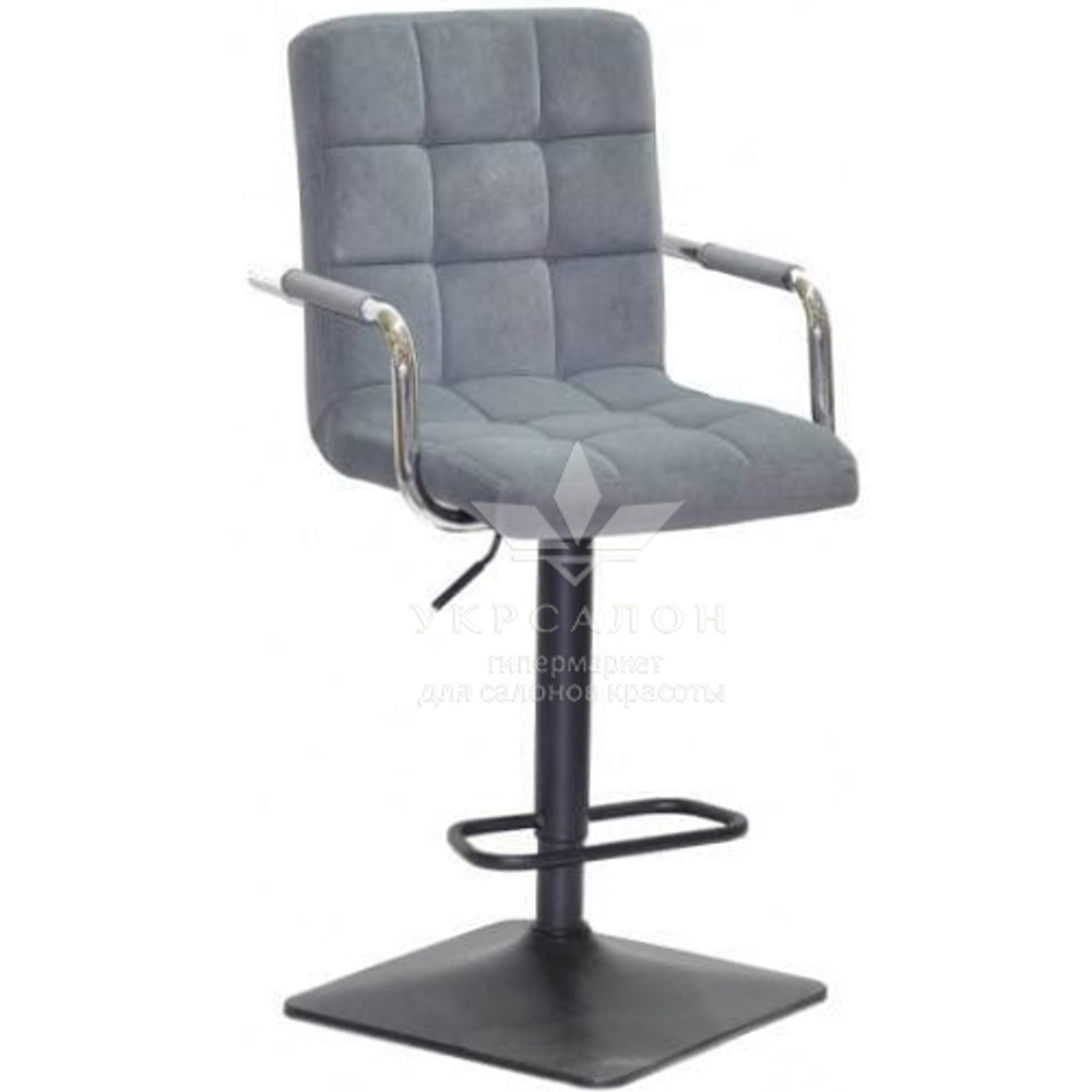 Стільчик для візаж Florida black quadro Velor