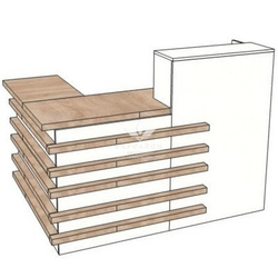 Стойка администратора угловая Style