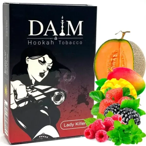 Табак Daim Lady Killer (Даим Дыня Манго Малина Ежевика Мята) 50г