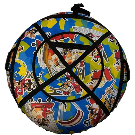 Надувные ватрушки тюбинги "Казаки" диаметр 100 см. (Оксфорд, ПВХ)