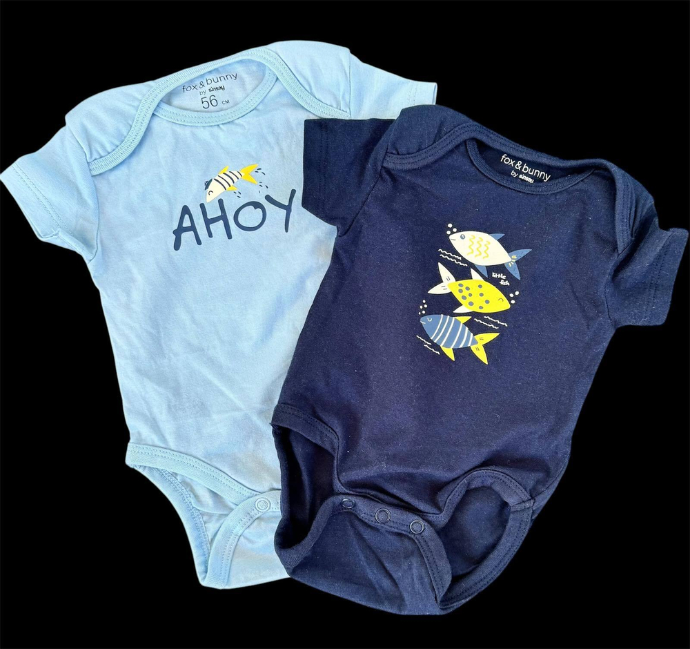 Боді-футболка "Ahoy", бавовна "SinSay" (56 см)
