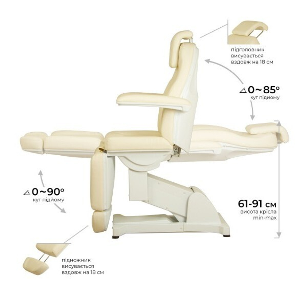 Косметологическая кушетка DM-2341-2M (2 мотора)