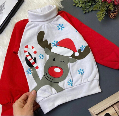 Водолазка "Новорічна", футер