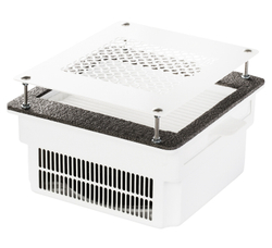 Врізна манікюрна витяжка з HEPA фільтром Teri 800, колір білий (сітка біла)