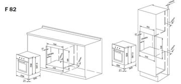 Духова шафа електрична PYRAMIDA F 82 IVORY