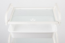 Косметологічний візок S3-l-w білий