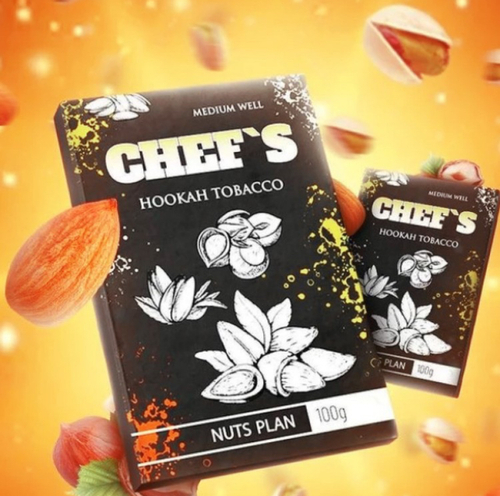 Табак для кальяна Chef’s Nuts Plan (Марципан Орешки)  40г | 100г