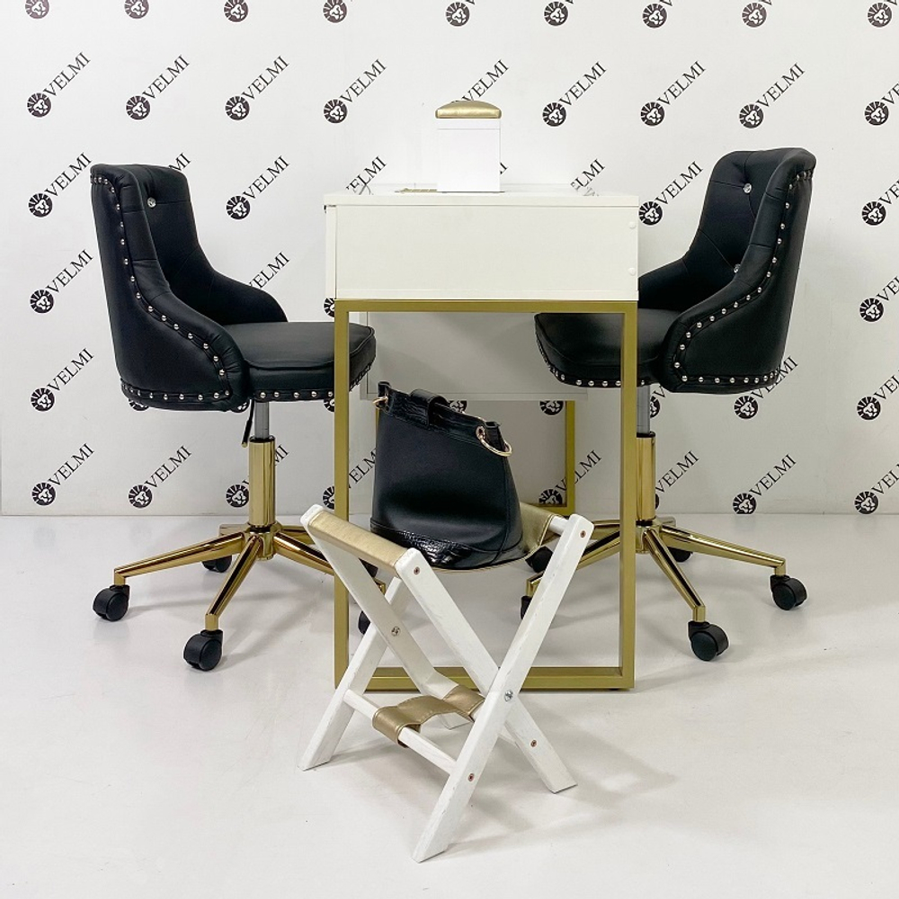 Стільчик майстра Ice Diamant gold black