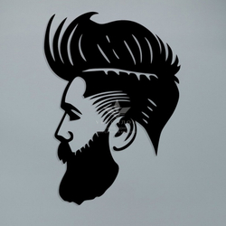 Модульне панно для салону краси Barbershop