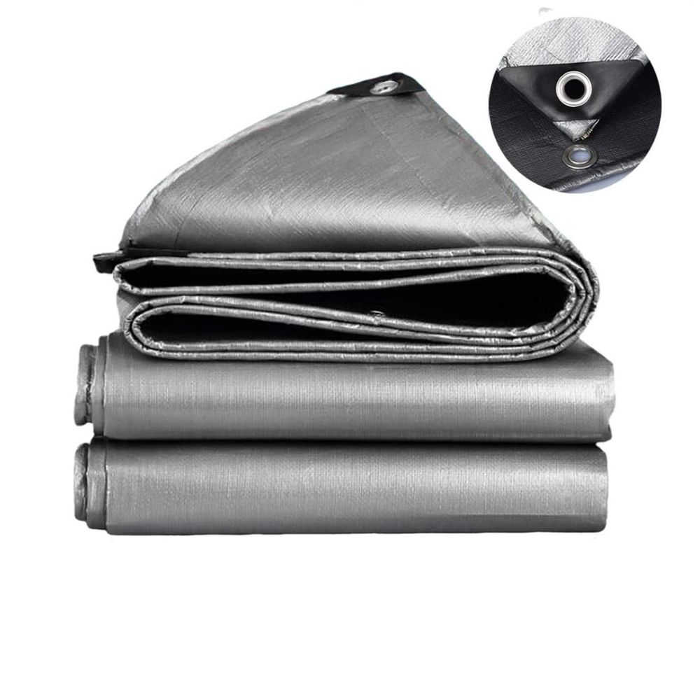 Тент от дождя и снега 3х5 "PLANDEKA"  100г./м2 (серый) тарпаулиновый