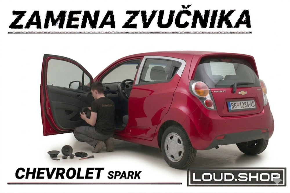 Komplet Zvučnika za Chevrolet Spark 2010-2012 , 2013-20..