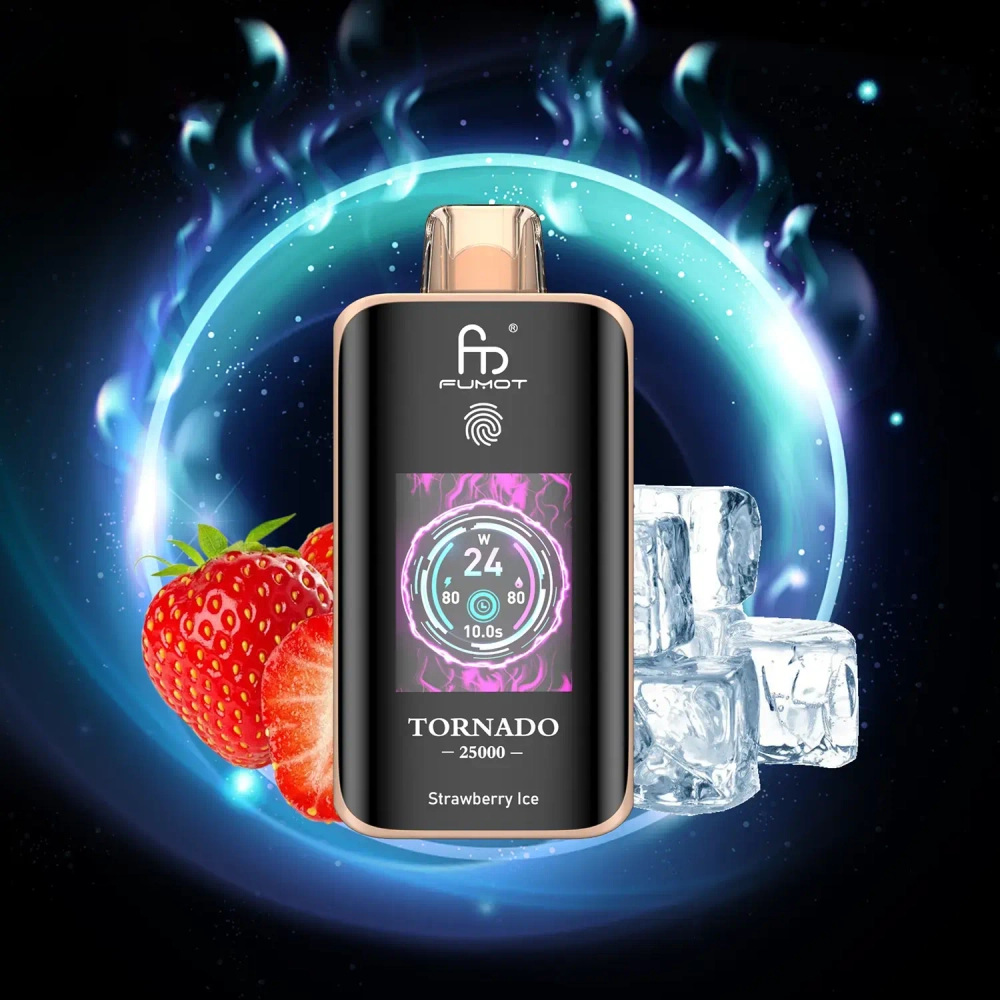 RandM Tornado 25000 - Strawberry Ice 5%